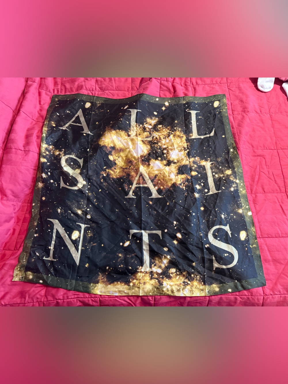 All Saints silk scarf